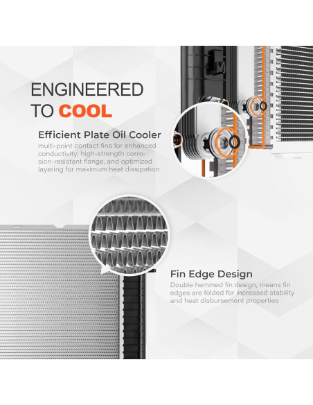 Radiador Klimoto para Toyota Avalon 2000-2004 3.0L V6