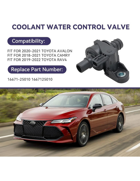 Válvula de Control de Agua Refrigerante Tivora 16671-25010