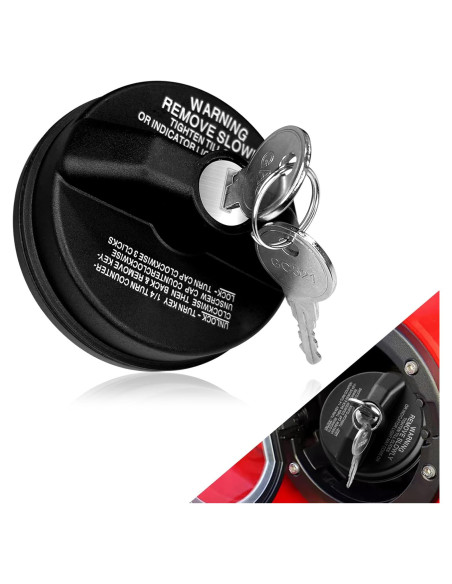 Tapa de Gas de Bloqueo KUQUTIDY para Toyota Honda Chevy