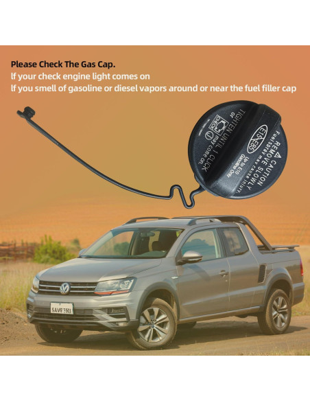 Tapa de Gas ZJLWYZQQ para Toyota y Lexus 2014-2021