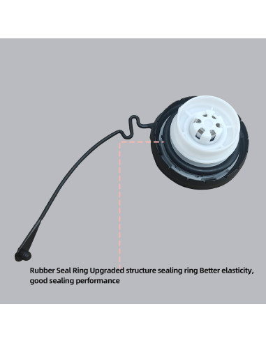 Tapa de Gas ZJLWYZQQ para Toyota y Lexus 2014-2021