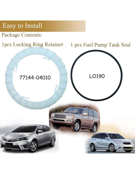 Anillo de Retención de Bomba de Combustible Toyota 77144-04010