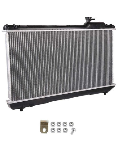 Radiador de Aluminio OCPTY para Toyota RAV4 1996-1997