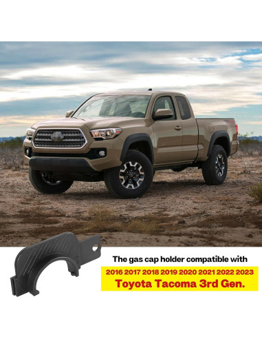 Soporte de Tapa de Combustible MTJNYZA Negro Tacoma 2016-2023
