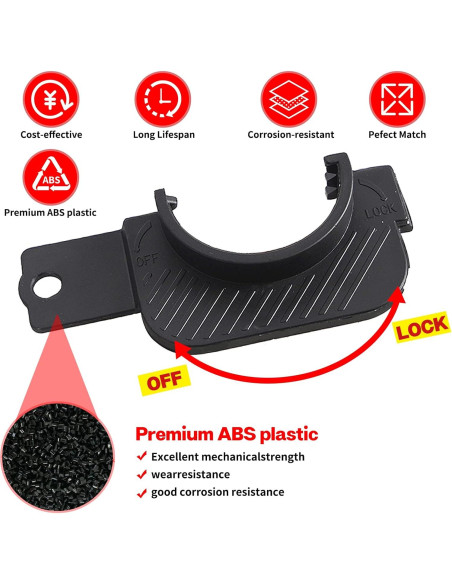 Soporte de Tapa de Combustible MTJNYZA Negro Tacoma 2016-2023