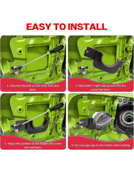 Soporte de Tapa de Combustible MTJNYZA Negro Tacoma 2016-2023