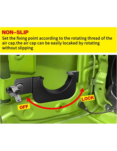 Soporte de Tapa de Combustible MTJNYZA Negro Tacoma 2016-2023