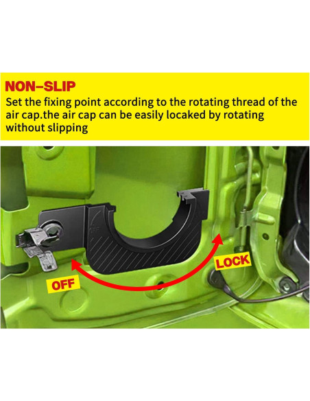 Soporte de Tapa de Combustible MTJNYZA Negro Tacoma 2016-2023