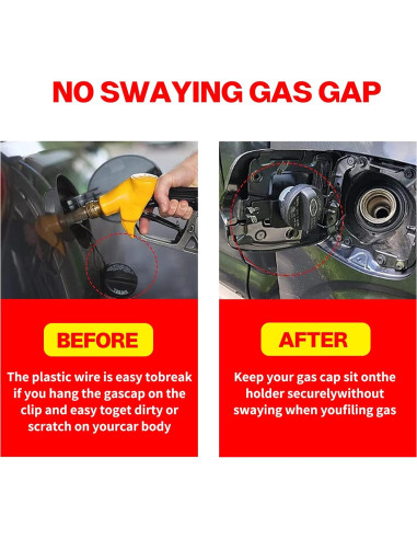 Soporte de Tapa de Combustible MTJNYZA Negro Tacoma 2016-2023