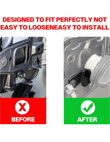 Soporte de Tapa de Combustible MTJNYZA Negro Tacoma 2016-2023