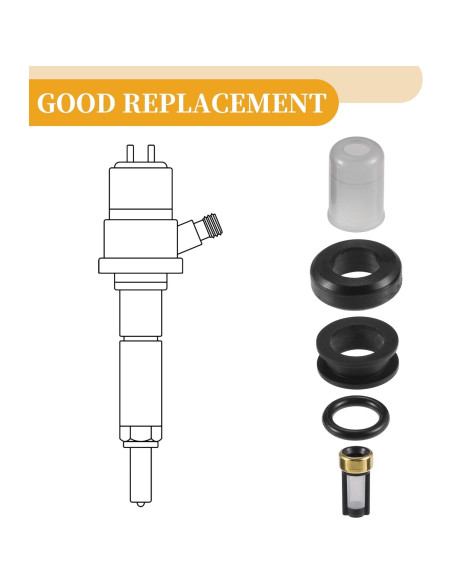 Kit de Junta de Sello Inyector Combustible Partuto Toyota 3VZE