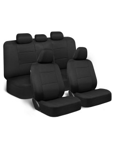 Cubiertas de Asiento de Auto BDK PolyPro Ajuste Universal Negro