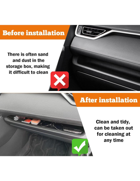 Organizador de Guantera TACOBRO para Toyota RAV4 2019-2025