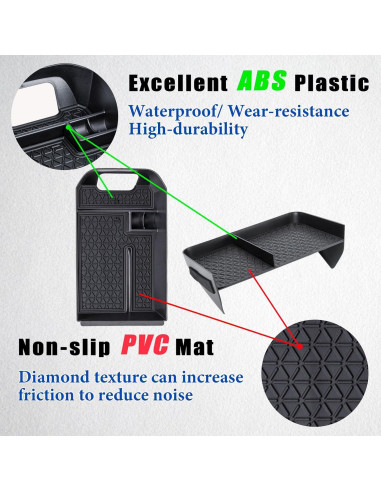 Bandeja organizadora Neepiar 3PCS para Toyota RAV4 2019-2025