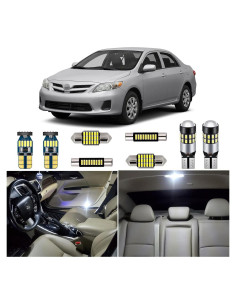 Kit de Luces LED Interiores AUTOGINE para Toyota Corolla 2003-2012