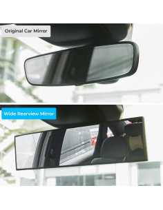 Espejo Retrovisor Convexo JoyTutus 30x7.87 cm Universal 2