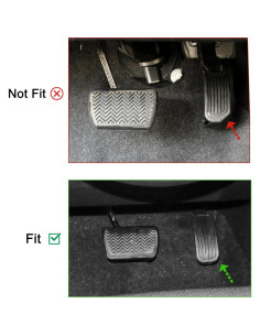 Cubiertas de Pedales Antideslizantes CKE para Toyota Corolla 2019-2025 2