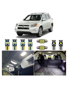 Kit de Luz Interior LED AUTOGINE 8 Piezas Toyota RAV4 2006-2012