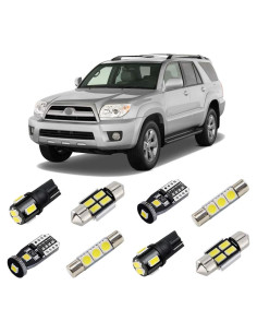 Kit de Luz Interior LED BRISHINE para Toyota 4Runner 2003-2009