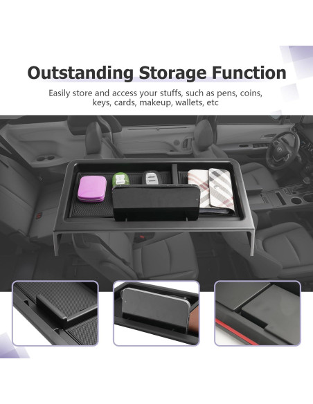 Organizador Consola Central LUWU para Toyota Sienna 2025