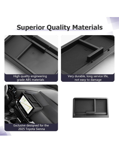 Organizador Consola Central LUWU para Toyota Sienna 2025