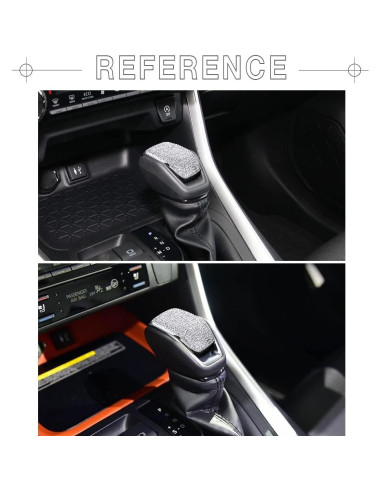 Cubierta de Pomo de Cambio 1797 Plateada para Toyota RAV4 Highlander Venza