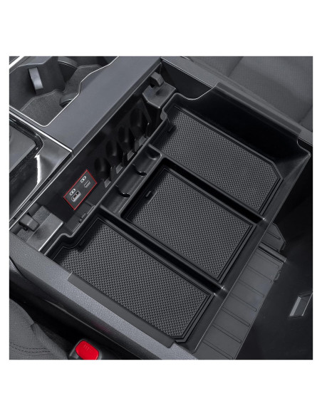 JDMCAR Bandeja Organizadora Consola Central Toyota Tundra 2022-2025