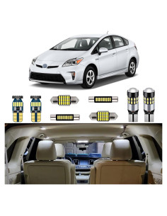 Kit de Luz Interior LED Blanca AUTOGINE para Toyota Prius 2010-2015