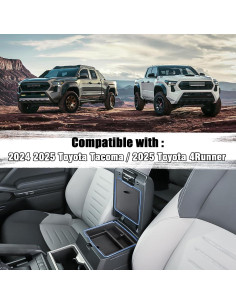 Bandeja organizadora Neepiar para consola Toyota Tacoma 2024-2025 2