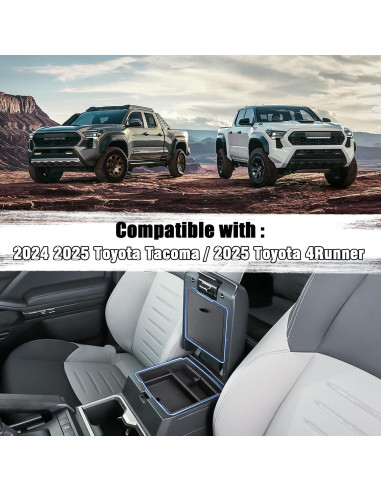 Bandeja organizadora Neepiar para consola Toyota Tacoma 2024-2025