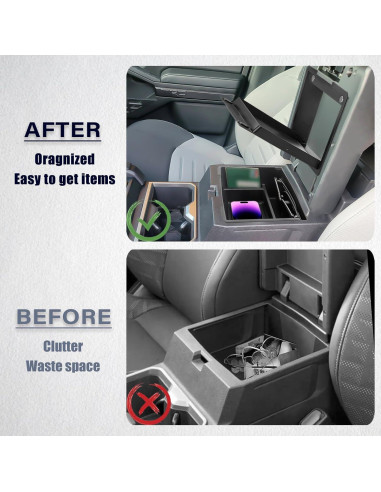 Bandeja organizadora Neepiar para consola Toyota Tacoma 2024-2025