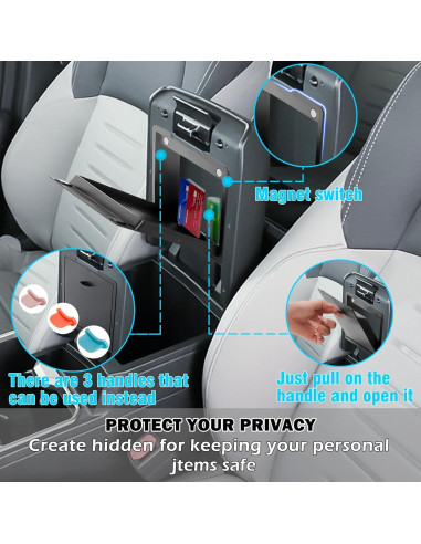 Bandeja organizadora Neepiar para consola Toyota Tacoma 2024-2025