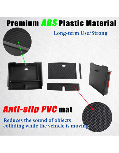 Bandeja organizadora Neepiar para consola Toyota Tacoma 2024-2025