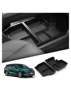 Organizador de Consola Central 2PCS smabee para Toyota Sienna 2021-2025