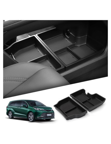 Organizador de Consola Central 2PCS smabee para Toyota Sienna 2021-2025