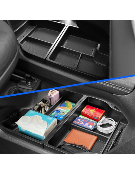 Organizador de Consola Central 2PCS smabee para Toyota Sienna 2021-2025