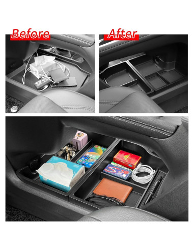 Organizador de Consola Central 2PCS smabee para Toyota Sienna 2021-2025