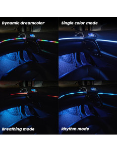 Luces LED RGB para coche SAMGCHI, 10 en 1, control APP 2