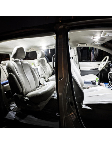 Kit 16 Bombillas LED Interiores EASY EAGLE Toyota Sienna 2011-2021
