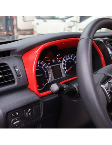 Cubierta Panel Instrumentos JeCar para Toyota 4Runner 2010-2020 Rojo