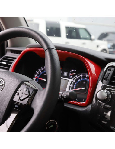 Cubierta Panel Instrumentos JeCar para Toyota 4Runner 2010-2020 Rojo