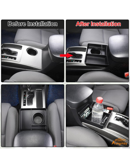 Caja de almacenamiento para portavasos Aunginsy Toyota Tacoma 2006-2015