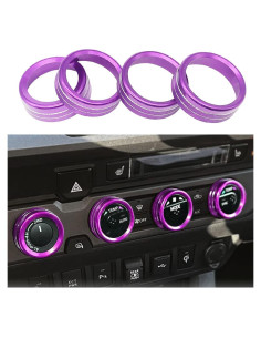 Cubiertas de Consola Central Toyota Tacoma 2016-2023 - Púrpura