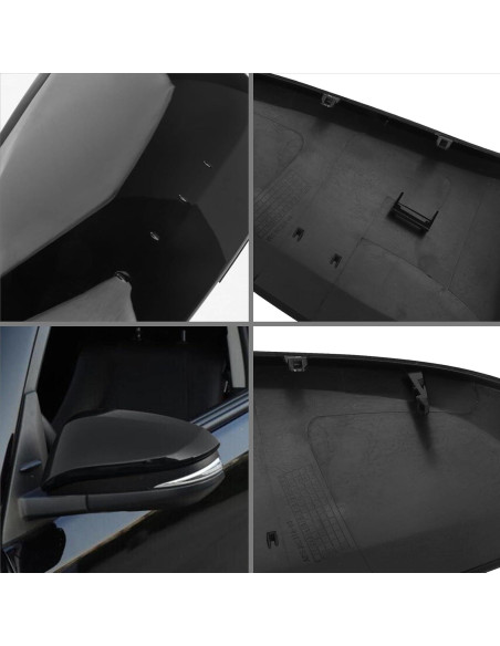 Cubiertas de Espejo Sportuli Negro para Toyota 4Runner y Rav4