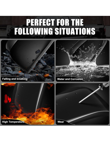 Cubiertas de Espejo Sportuli Negro para Toyota 4Runner y Rav4