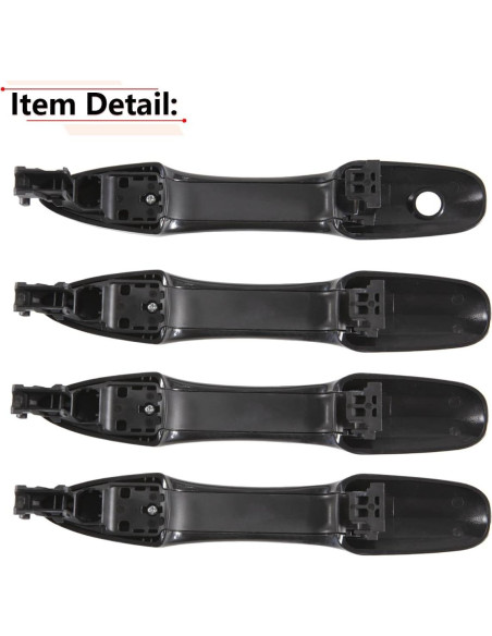 Manija de Puerta Exterior RLB-HILON para Toyota Camry, Corolla y Avalon