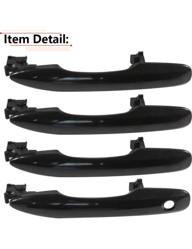 Manija de Puerta Exterior RLB-HILON para Toyota Camry, Corolla y Avalon