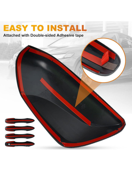 Cubiertas de Espejo y Manijas Sportuli para Toyota Camry 2018-2025
