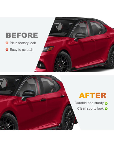 Cubiertas de Espejo y Manijas Sportuli para Toyota Camry 2018-2025