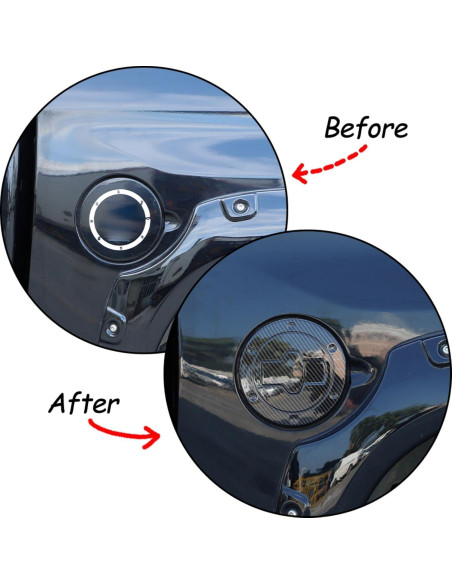 Cubierta Tanque Combustible Toyota Tundra 2007-2021 ABS Carbono